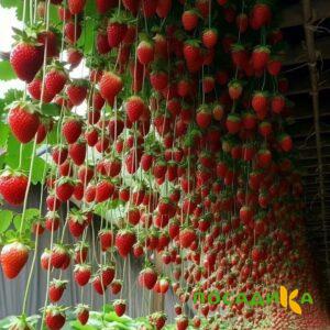 Клубника ампельная Анастасия купить по цене от 370р. в интернет-магазине «Посадика» с доставкой почтой в в Змеиногорске и по всей России – [изображение №1].